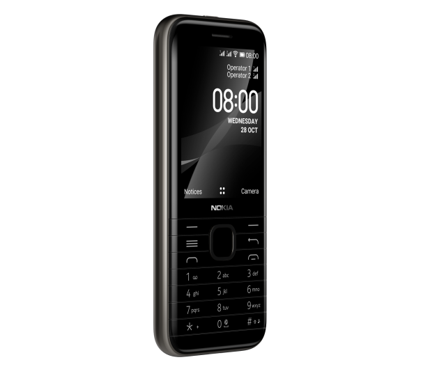 Nokia 8000 4G Dual SIM czarny - 612108 - zdjęcie 3